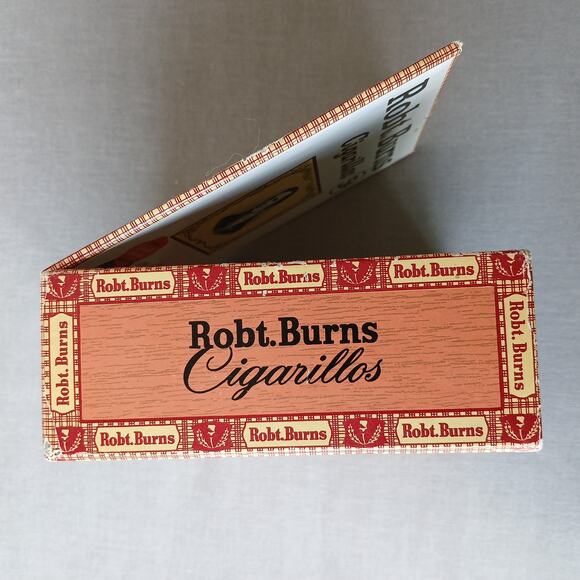 Robt. Burns vintage empty cigar box 5 cent Cigarillos General Cigar Co 5"x4"x2" - Picture 4 of 10